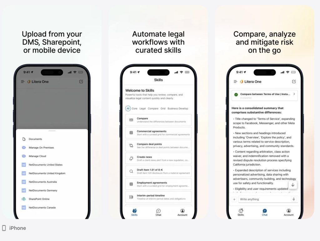 Litera launches Litera One iOS mobile app